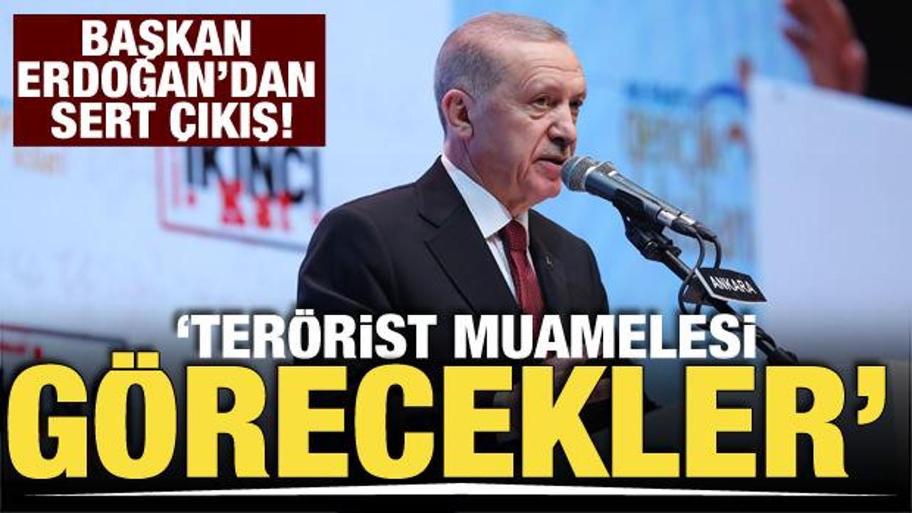 Başkan Erdoğan'dan CHP'ye sert tepki! 'Bölücü örgüt uzantılarının yanında konumlanıyorlar'