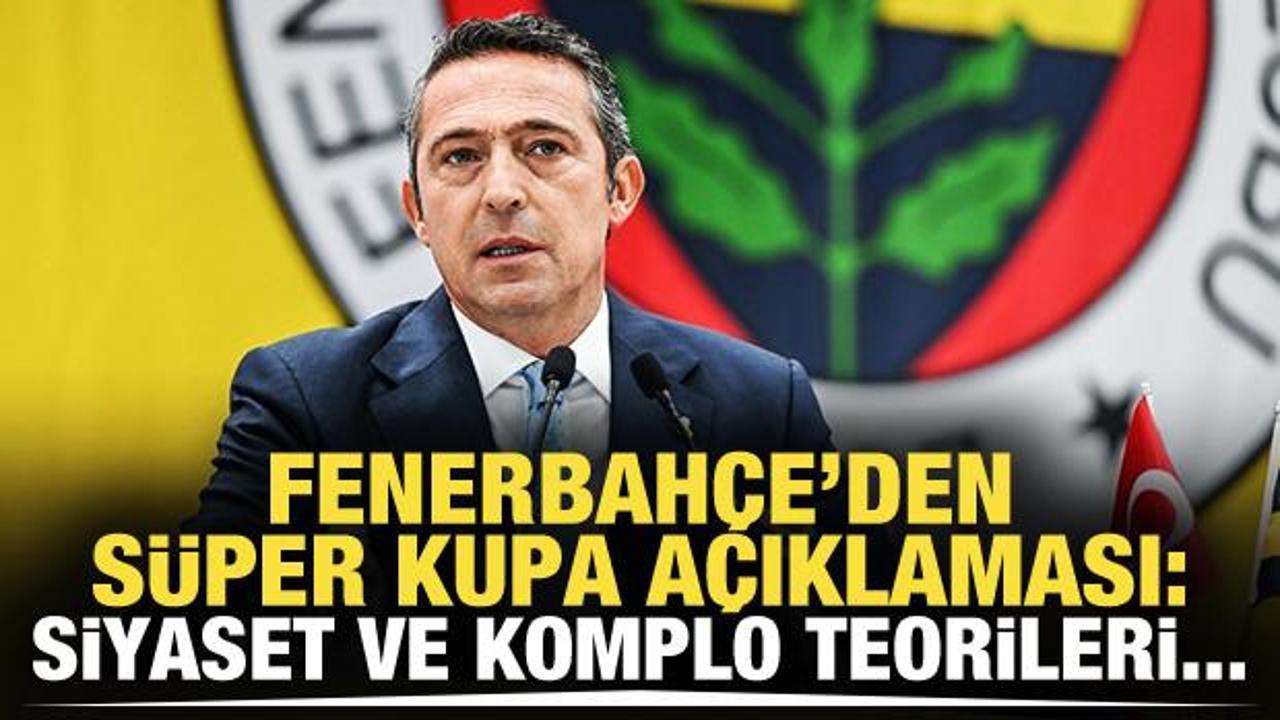 Fenerbahçe'den açıklama! "Tartışmaya açık olmayan değerlerimiz..."