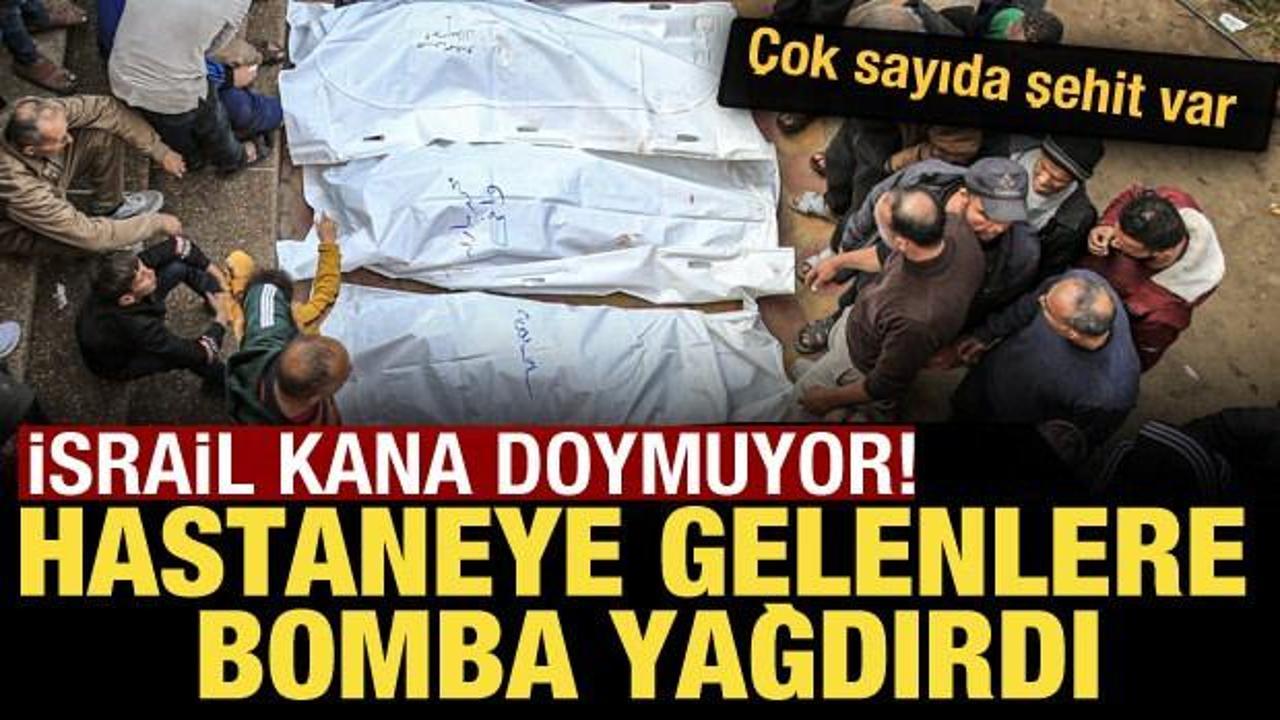  İsrail ordusu hastane &ouml;n&uuml;ne saldırı d&uuml;zenledi onlarca kişi &ouml;ld&uuml; ve yaralandı