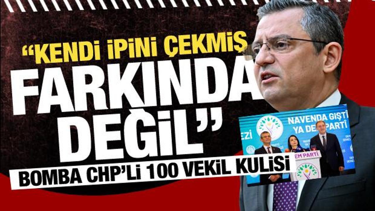 &Ouml;zg&uuml;r &Ouml;zel kendi ipini &ccedil;ekmiş farkında değil... '130 vekilden 100&rsquo;&uuml; rahatsız'
