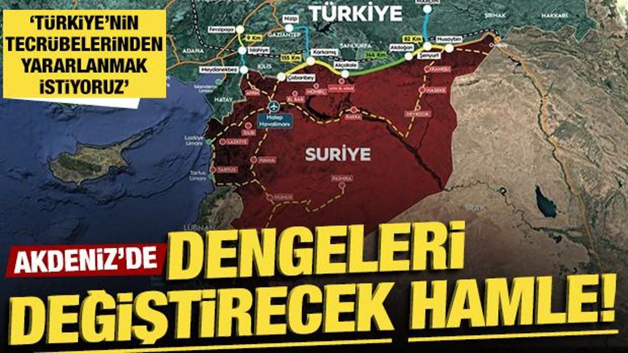 Akdeniz'de dengeleri değiştirecek hamle: T&uuml;rkiye'nin tecr&uuml;besinden yararlanmak istiyoruz!