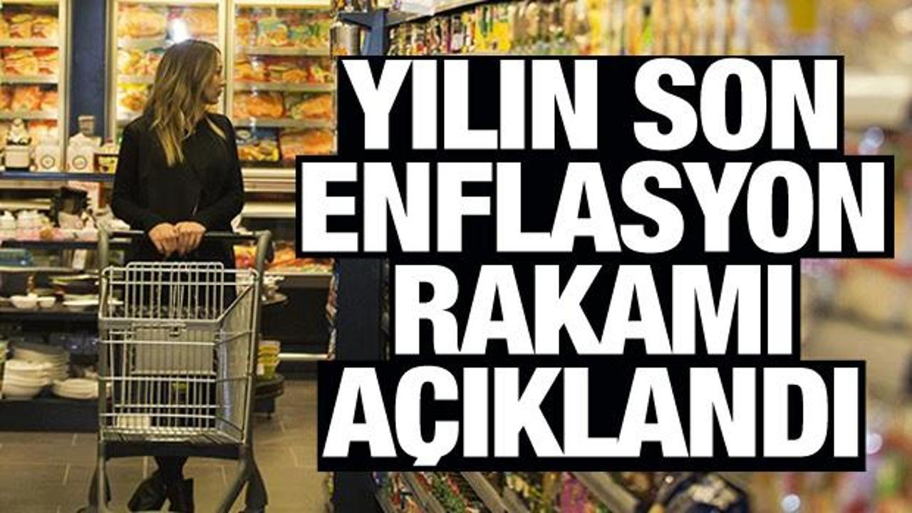 Aralık ayı enflasyonu a&ccedil;ıklandı