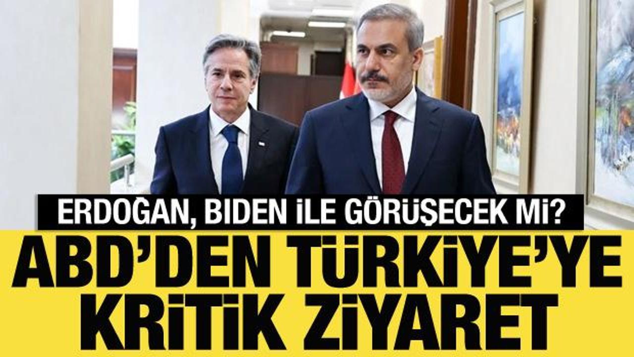 Bakan Fidan a&ccedil;ıkladı: Blinken T&uuml;rkiye'ye geliyor