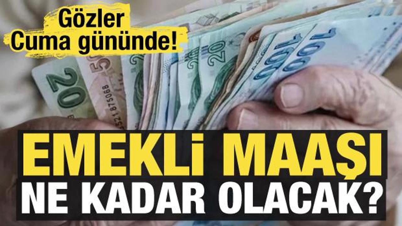 Emekli maaşları ne kadar olacak? G&ouml;zler Cuma g&uuml;n&uuml;nde!