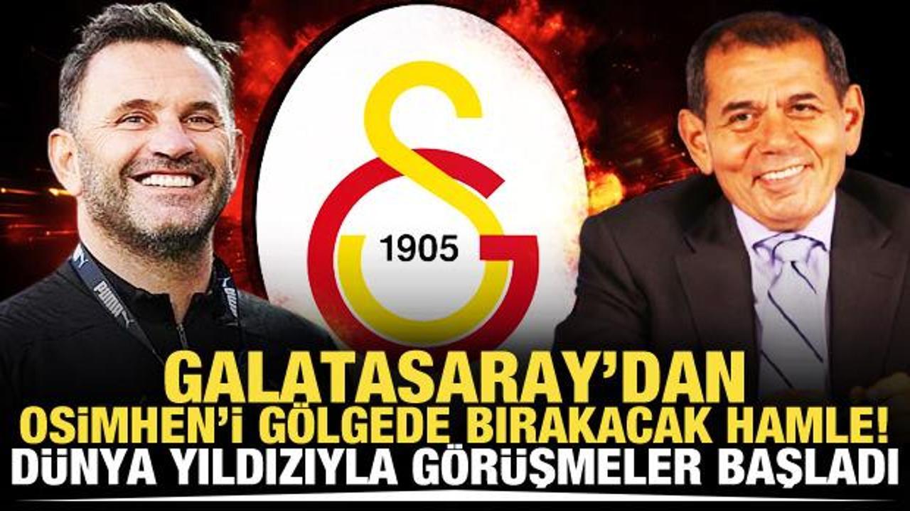 Galatasaray'dan Osimhen'i g&ouml;lgede bırakacak hamle!