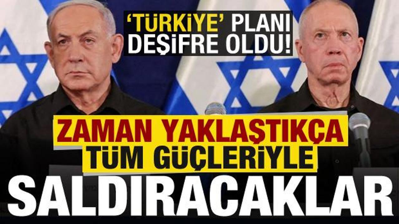 İsrail'in planı deşifre oldu: Zaman yaklaştıkça tüm güçleriyle Türkiye'ye saldıracaklar!