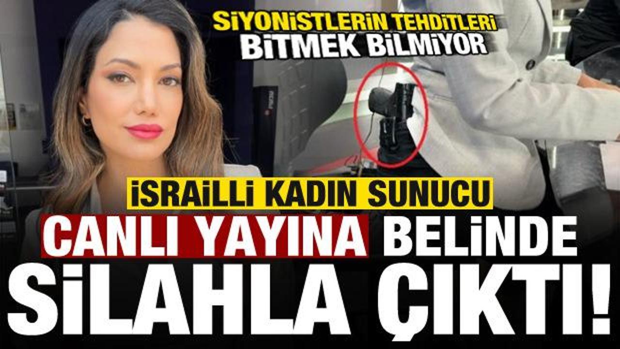 İsrailli kadın sunucu Lital Shemesh, yayına belinde silahla &ccedil;ıktı!
