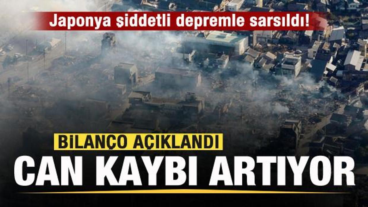 Japonya şiddetli depremle sarsıldı! Bilan&ccedil;o a&ccedil;ıklandı! &Ouml;l&uuml; sayısı...