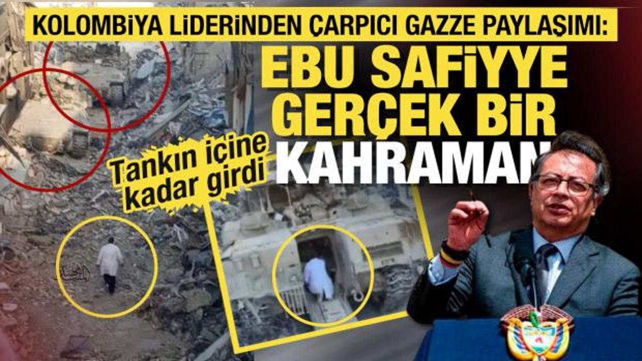 Kolombiya liderinden övgü dolu sözler: "Ebu Safiyye gerçek bir kahraman"