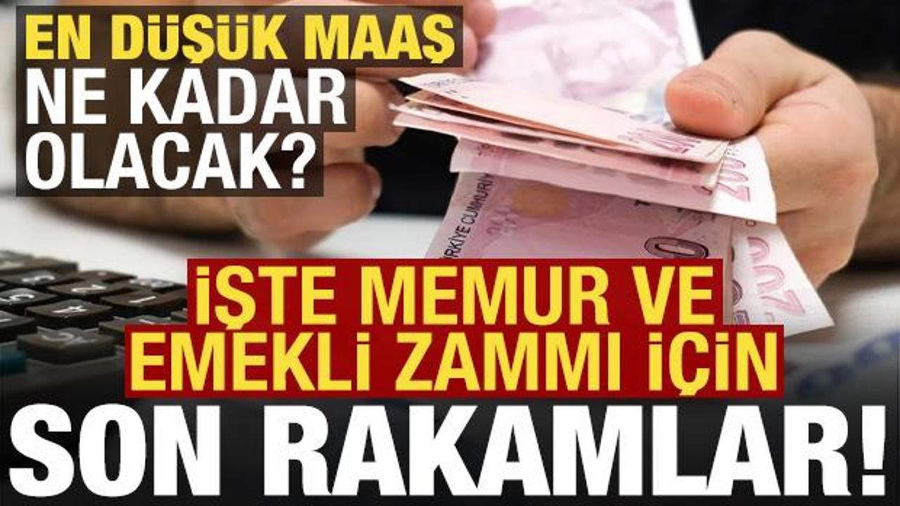 Memur ve emeklinin zam oranları yarın belli oluyor