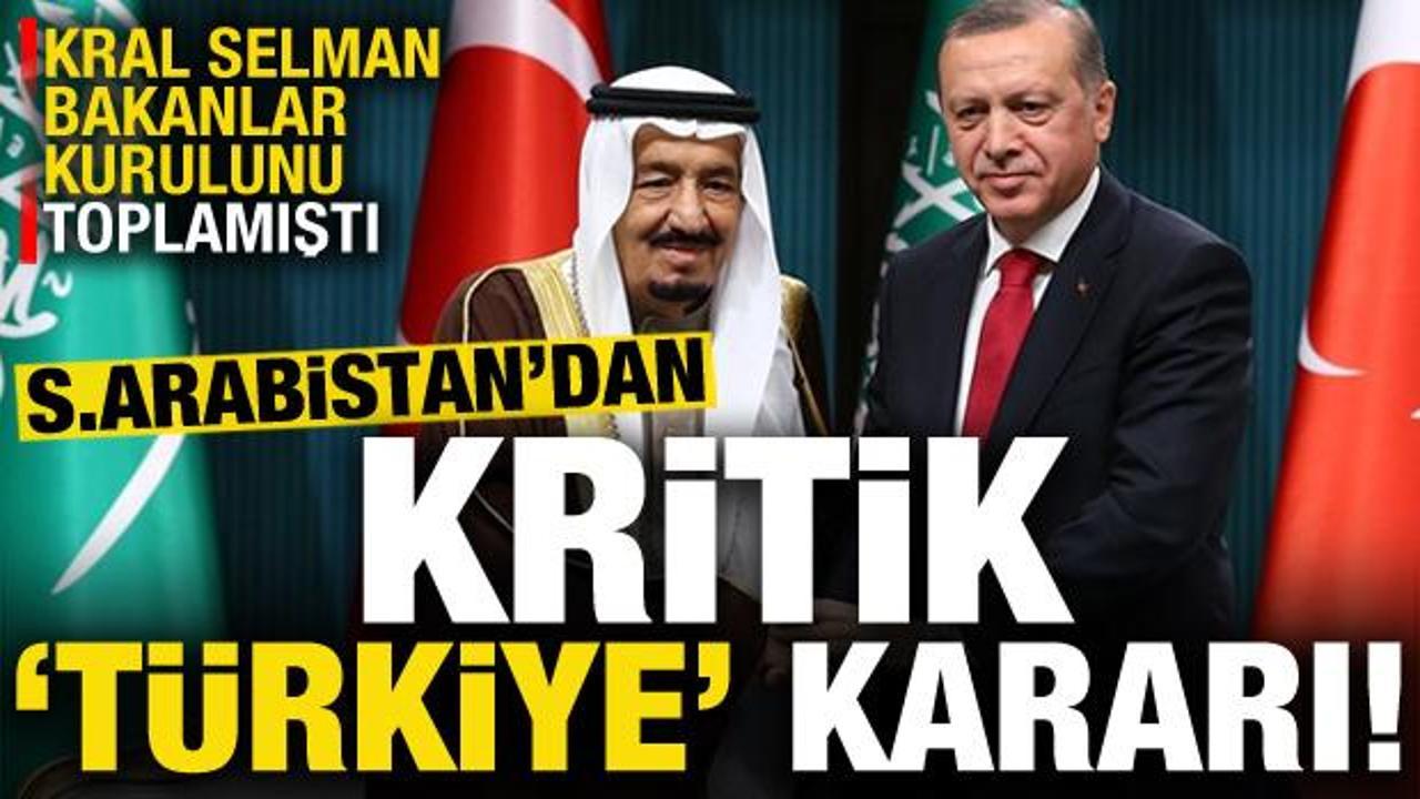 Suudi Arabistan’dan Türkiye ile imzalanan anlaşmaya onay!