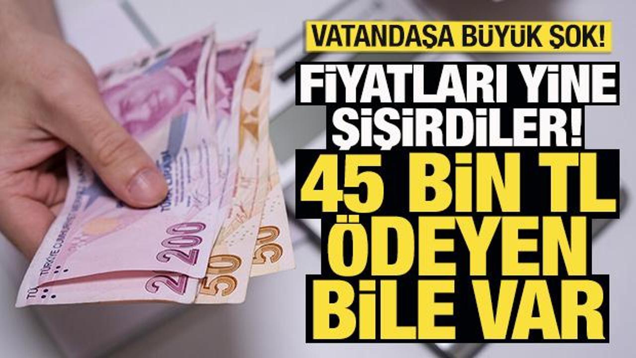 Vatandaşa aidat şoku! 45 bin TL bile ödeyen var