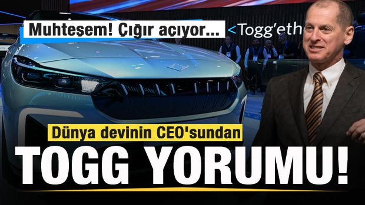 Dünya devinin CEO'sundan Togg yorumu: Muhteşem! Çığır açıyor...