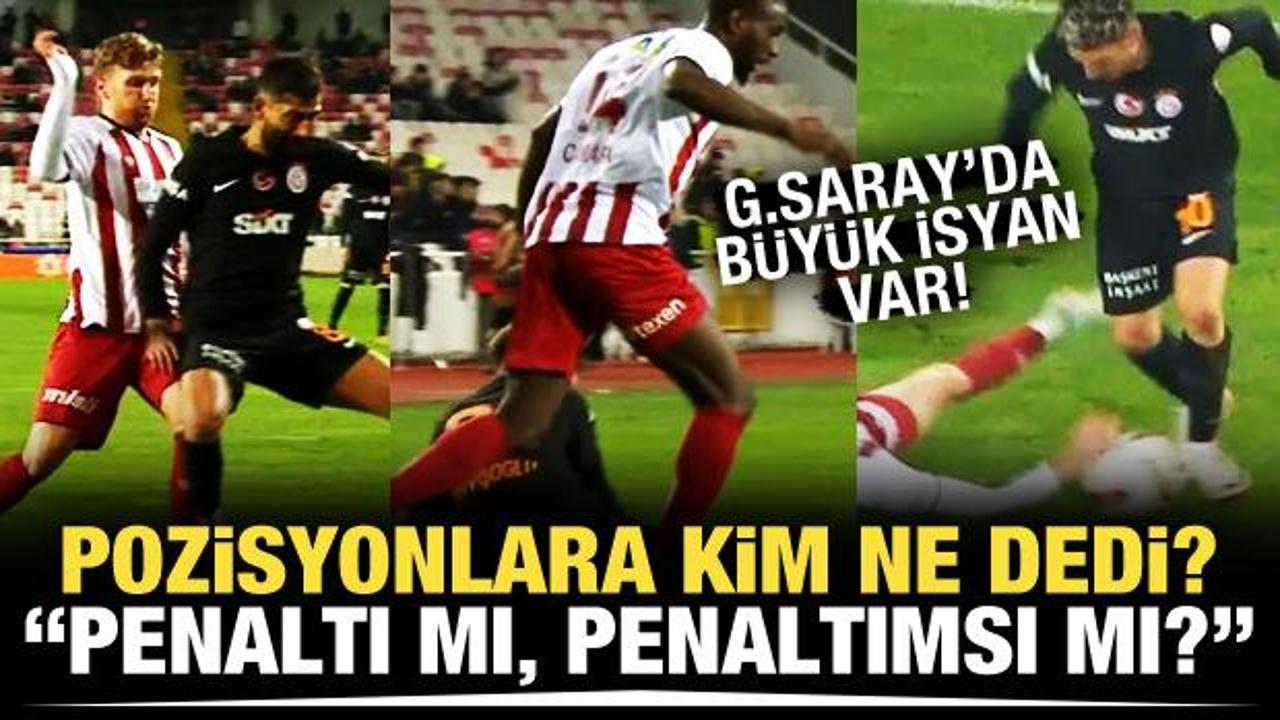 Galatasaray'da b&uuml;y&uuml;k tepki var! Pozisyonlara kim ne dedi?