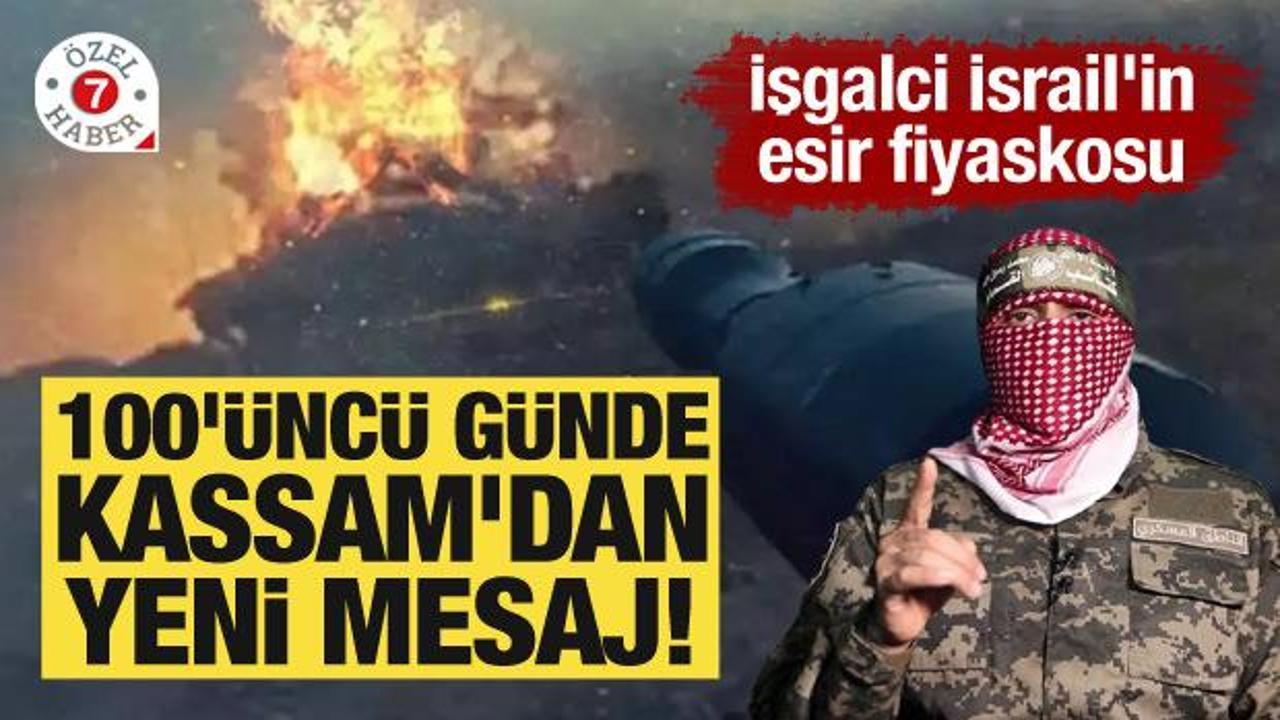İşgalci İsrail'in esir fiyaskosu: 100'&uuml;nc&uuml; g&uuml;nde Kassam'dan yeni mesaj!