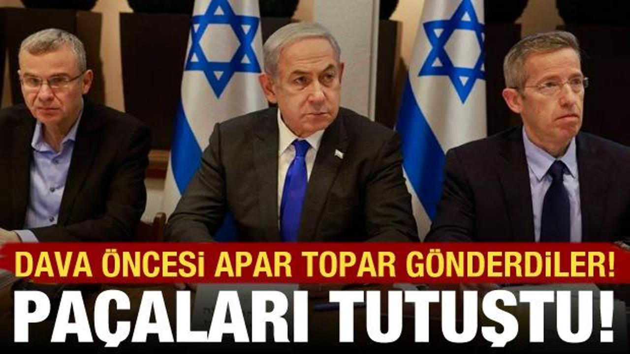 İsrail'in paçası tutuştu: Üst düzey hukukçular görevlendirildi