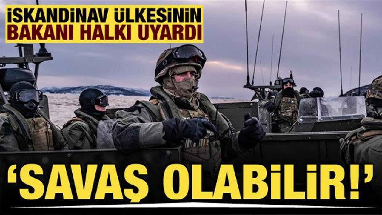 İsve&ccedil; Sivil Savunma Bakanı Bohlin: "İsve&ccedil;'te savaş olabilir"