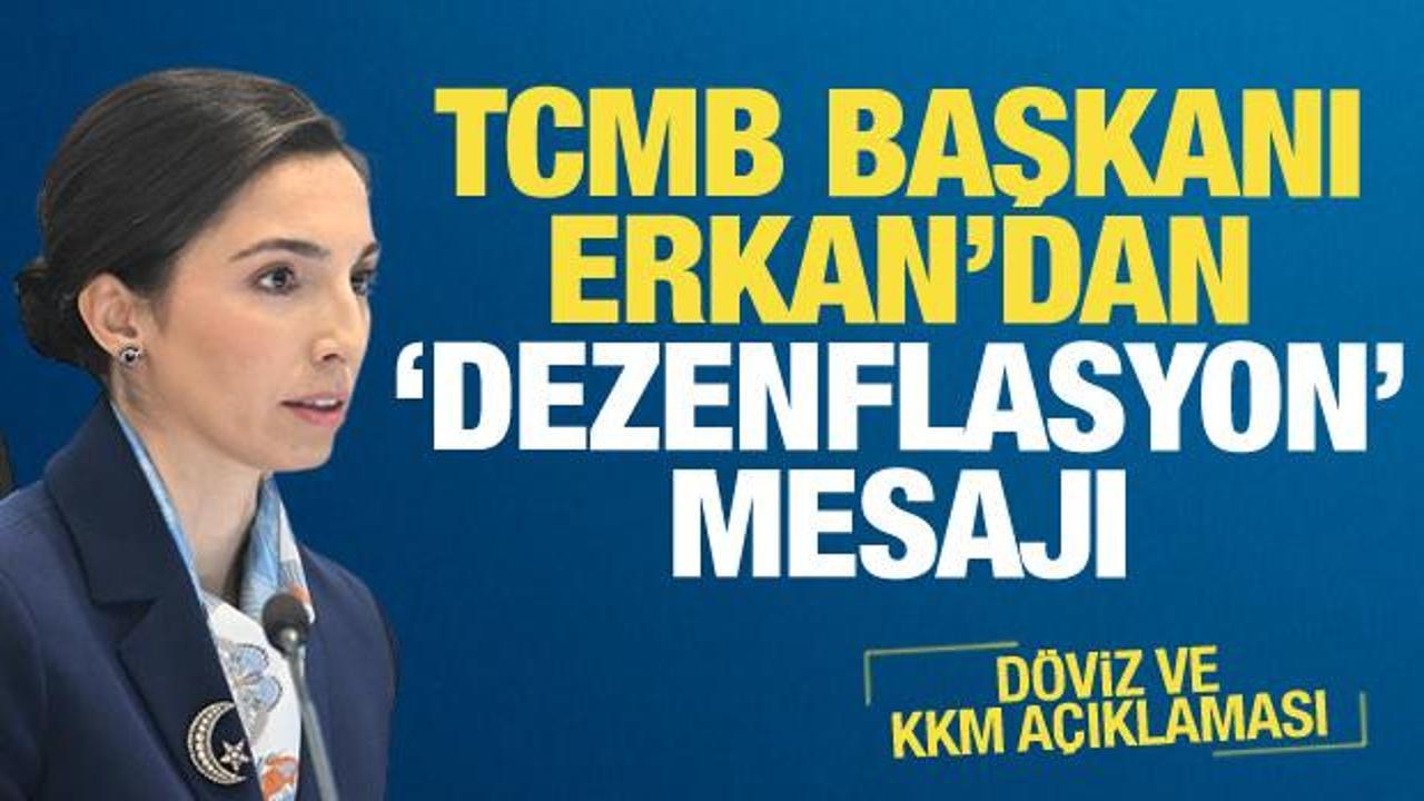 Merkez Bankası Başkanı Erkan kararlılık mesajı! D&ouml;viz ve KKM a&ccedil;ıklaması