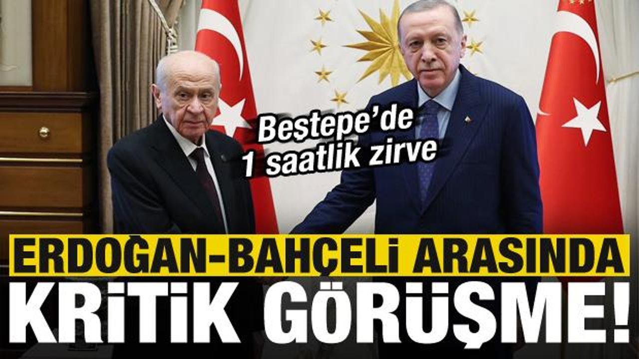 Son dakika: Erdoğan-Bahçeli arasındaki kritik görüşme!