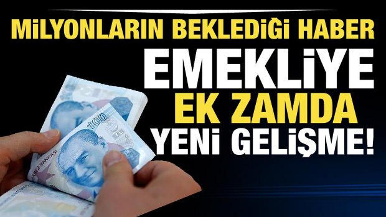 Emekliye ek zam &ouml;nergesi komisyondan ge&ccedil;ti