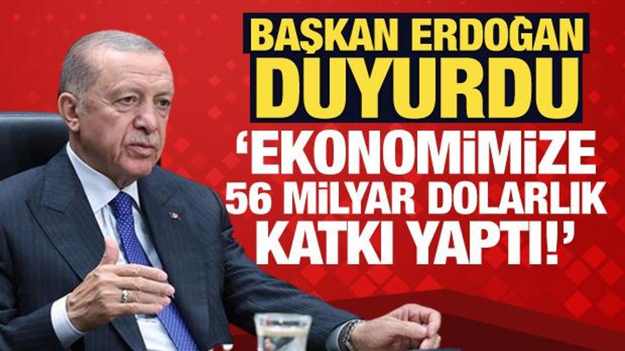 Erdoğan'dan son dakika THY açıklaması: 56 milyar dolarlık katkı yaptı!