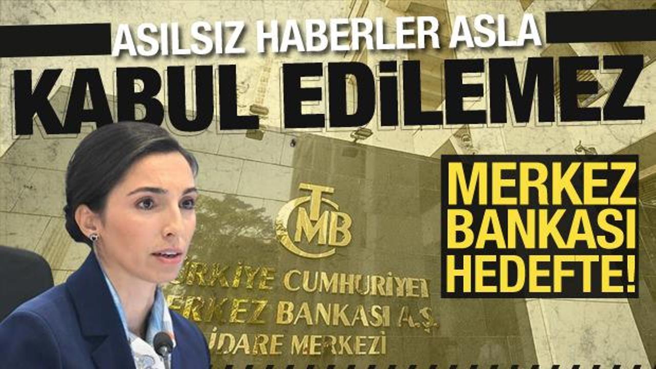 Merkez Bankası Başkanı Hafize Gaye Erkan: Asılsız haberler asla kabul edilemez