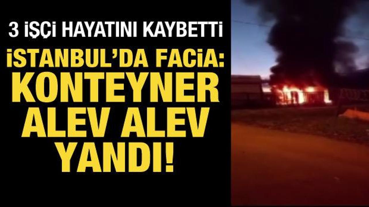 Sultanbeyli'de fabrikada yangın: 3 işçi öldü