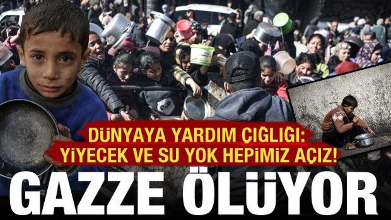 Gazze &ouml;l&uuml;yor: Filistin'den d&uuml;nyaya yardım &ccedil;ığlığı