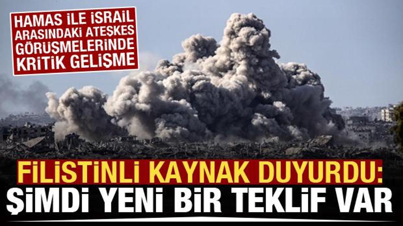 Hamas ile İsrail arasındaki ateşkes g&ouml;r&uuml;şmelerinde yeni gelişme! Filistinli kaynak duyurdu
