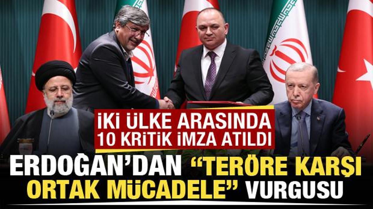 İran Cumhurbaşkanı Ankara'da! Cumhurbaşkanı Erdoğan'dan "terörle ortak mücadele" vurgusu