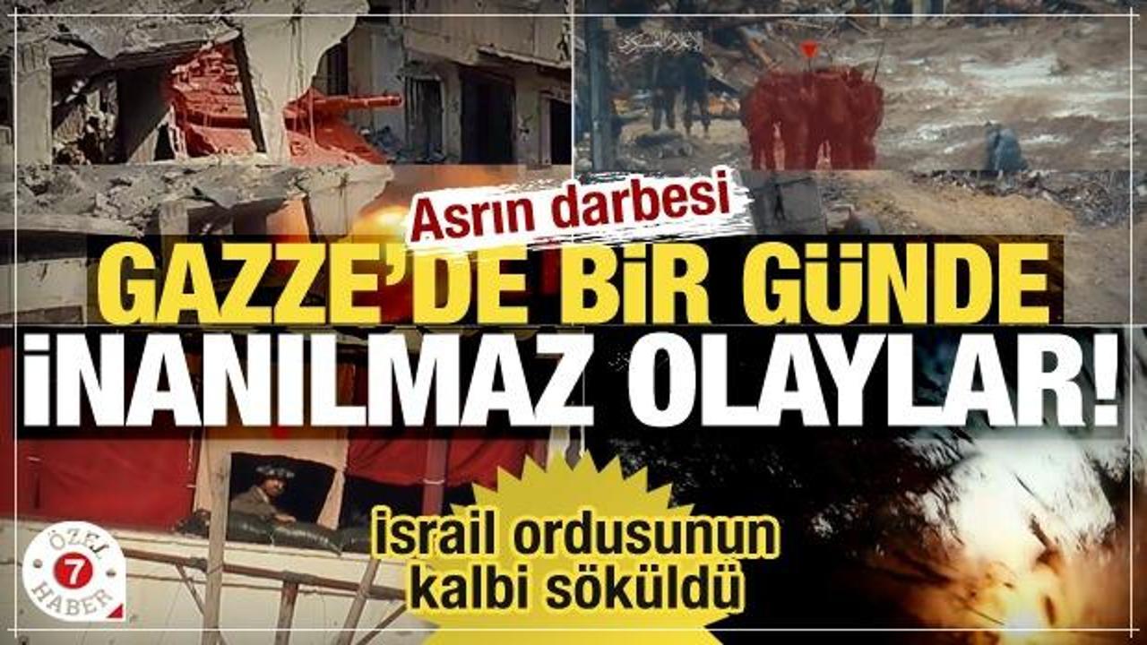 İsrail'e asrın darbesi: Gazze'de siyonistlerin kalbini s&ouml;ken operasyonda 80'i etkisiz!