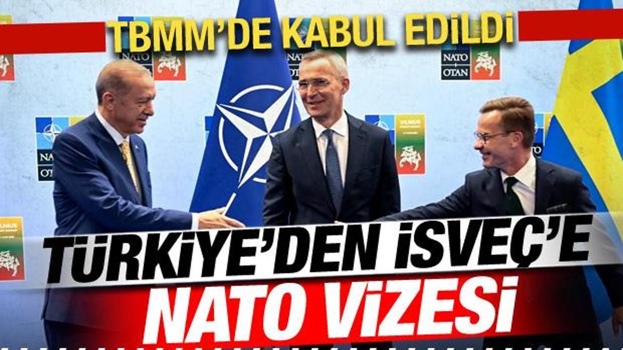 Son dakika: İsveç'in NATO üyeliği TBMM'de kabul edildi