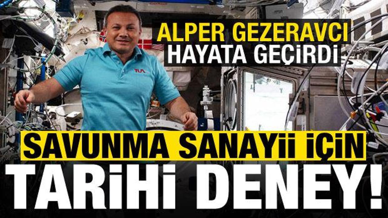 Alper Gezeravcı'dan savunma sanayii için tarihi deney: MİYOKA!