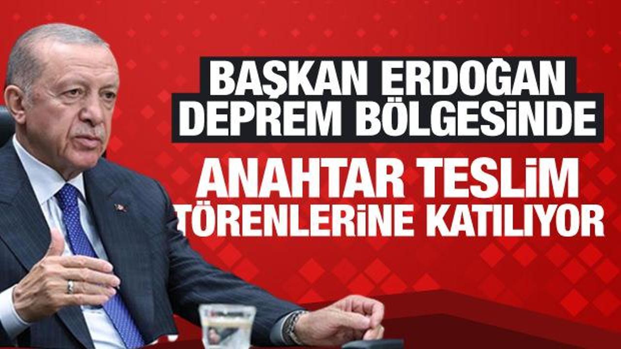 Bakan Yerlikaya duyurdu: Başkan Erdoğan'ın katılımıyla anahtar teslim t&ouml;renleri yapılacak!