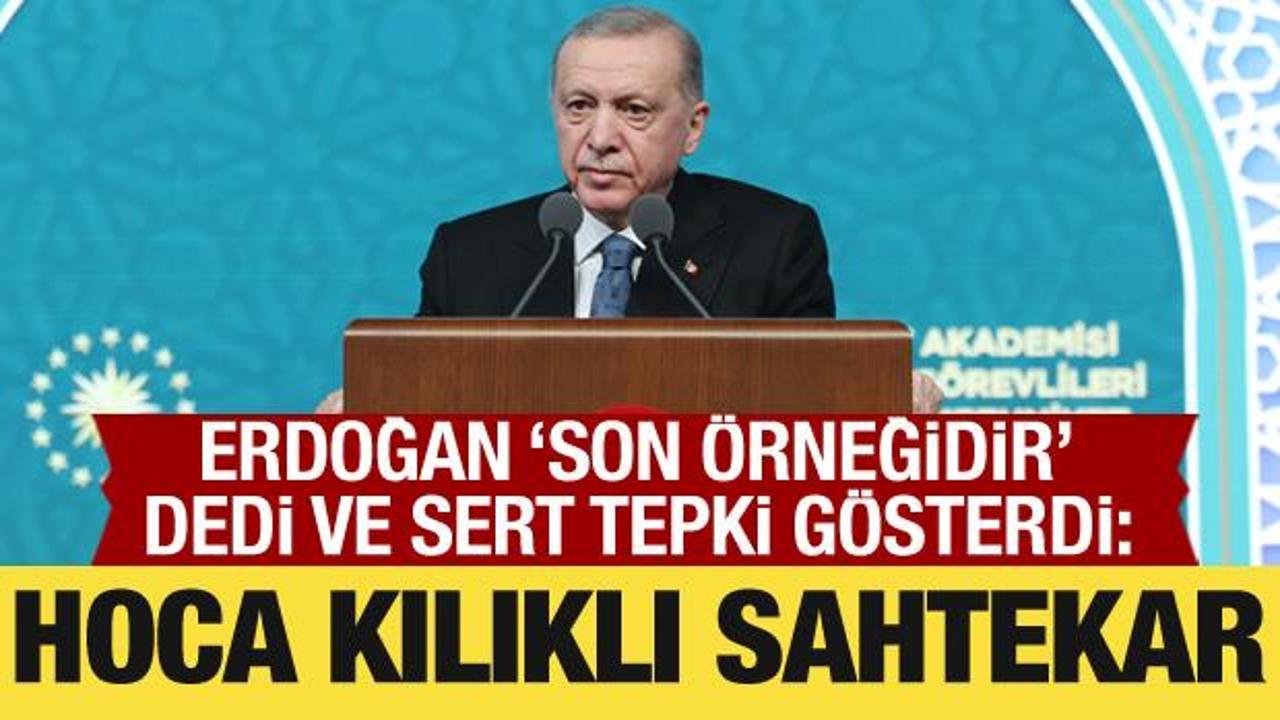 Cumhurbaşkanı Erdoğan'dan FETÖ elebaşına tepki: Hoca kılıklı sahtekar!