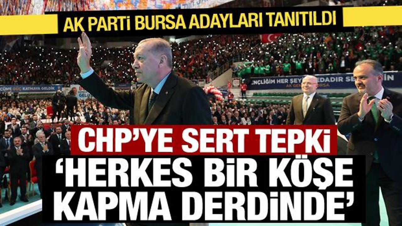 Erdoğan'dan CHP'ye sert tepki: Herkes bir köşe kapma derdinde!