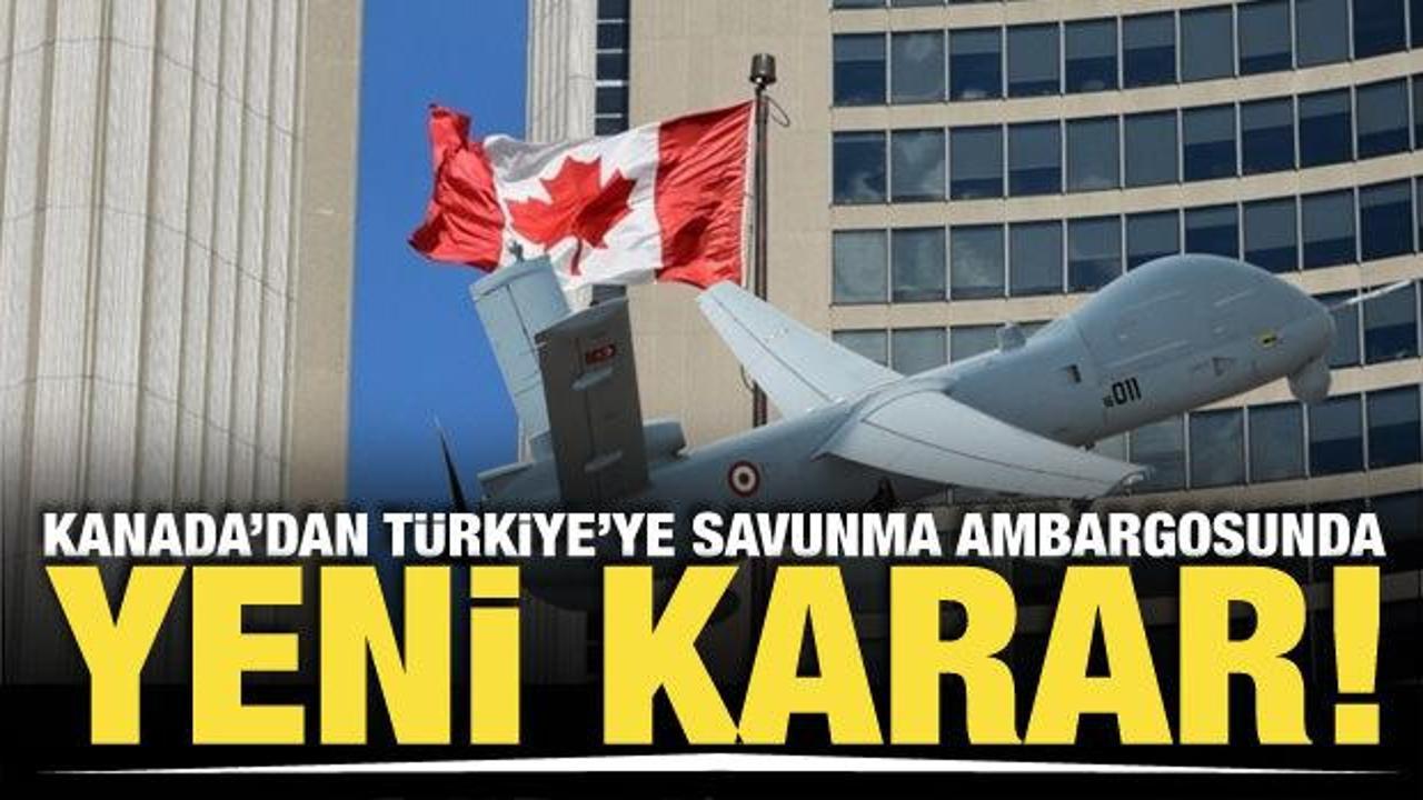 Kanada, Türkiye'ye yönelik silah ihracatı kısıtlamalarını kaldırdığını duyurdu