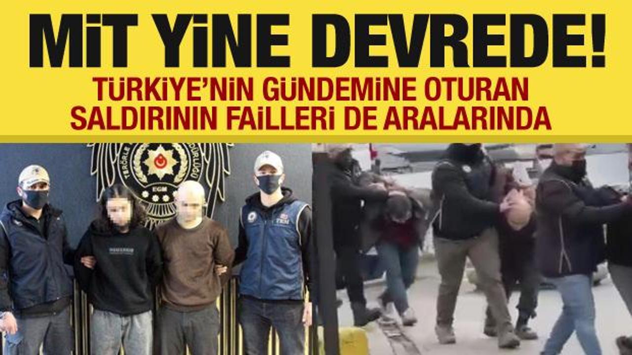 MİT'ten büyük operasyon! Türkiye'nin gündemine oturan saldırının failleri de aralarında