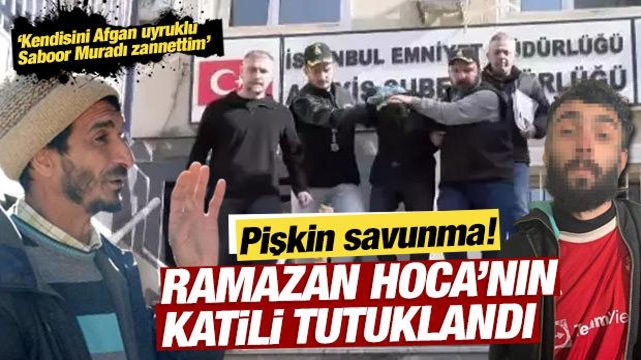 Ramazan Hoca'yı &ouml;ld&uuml;ren katil zanlısı tutuklandı! Pişkin savunma...
