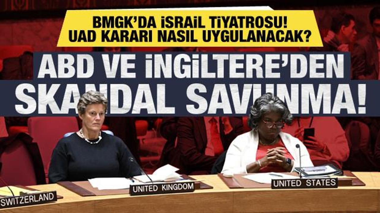 Son dakika... UAD'nin kararının ardından BMGK İsrail i&ccedil;in toplandı