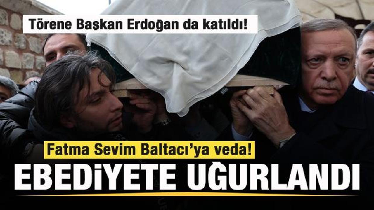 AK Parti'nin acı g&uuml;n&uuml;! Fatma Sevim Baltacı ebediyete uğurlandı! Erdoğan'dan a&ccedil;ıklama!