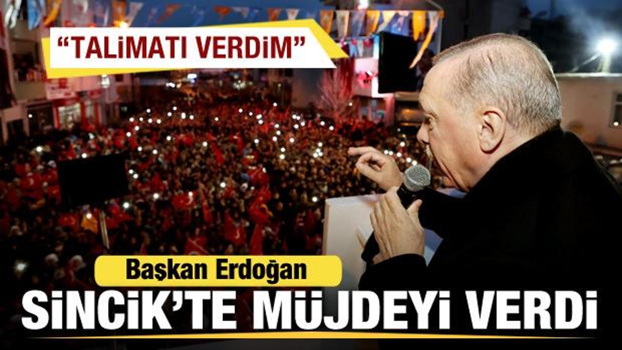 Cumhurbaşkanı Erdoğan Adıyaman'da yeni m&uuml;jdeyi duyurdu: Talimatı verdim...