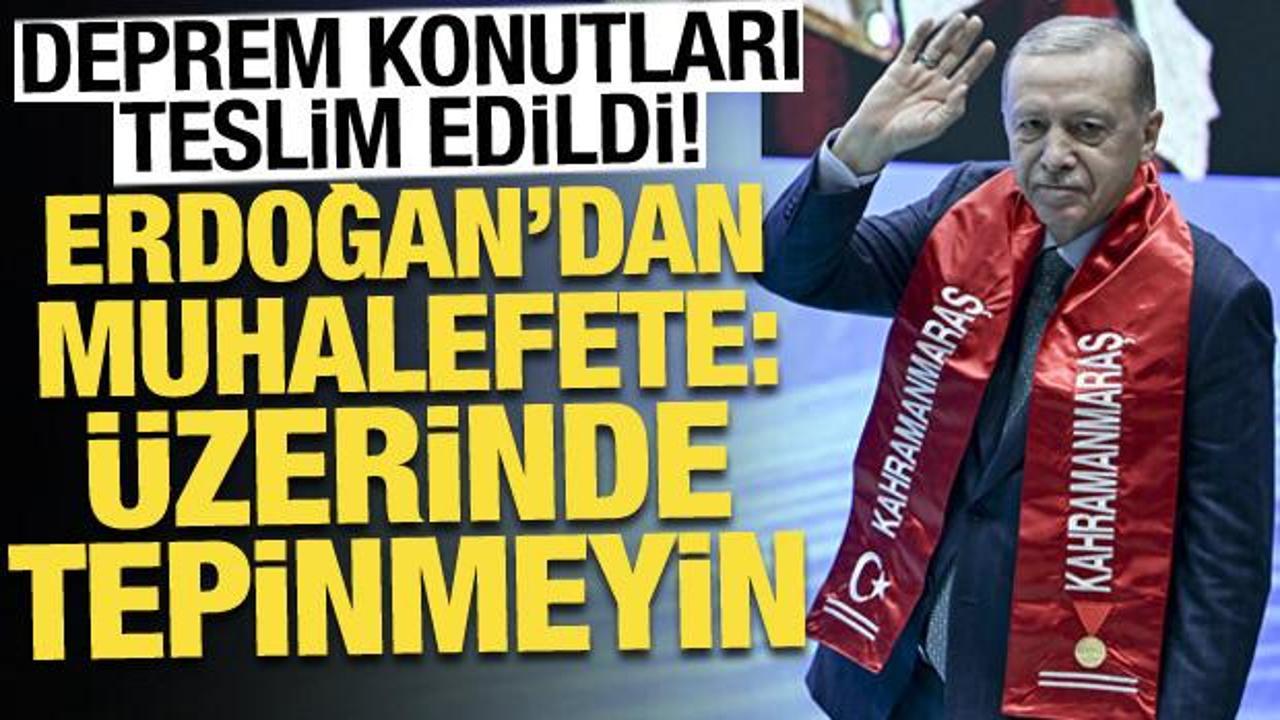 Cumhurbaşkanı Erdoğan: Yıl sonuna kadar 200 bin konutu teslim edeceğiz
