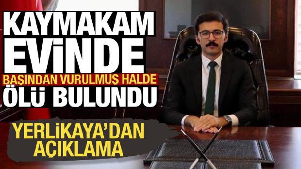 Kahramanmaraş'ta kaymakam evinde &ouml;l&uuml; bulundu! İnceleme başlatıldı!