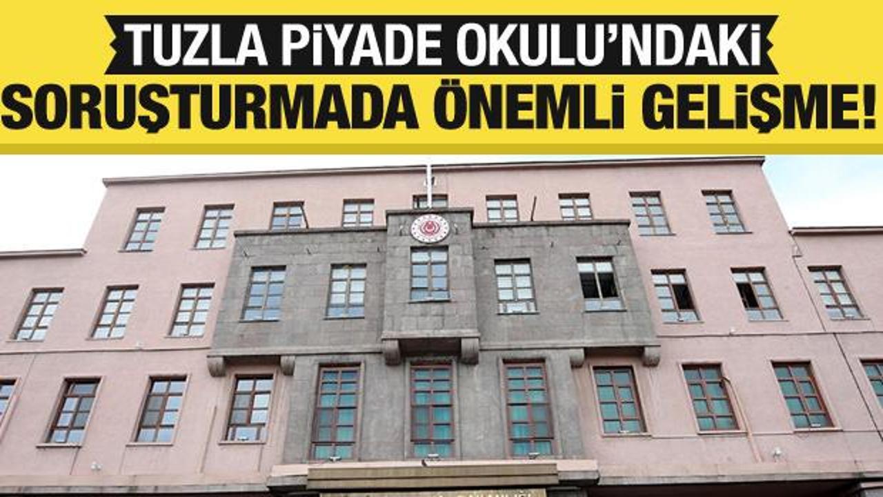 MSB, Tuzla Piyade Okulu’ndaki soruşturmaya ilişkin kararı açıkladı