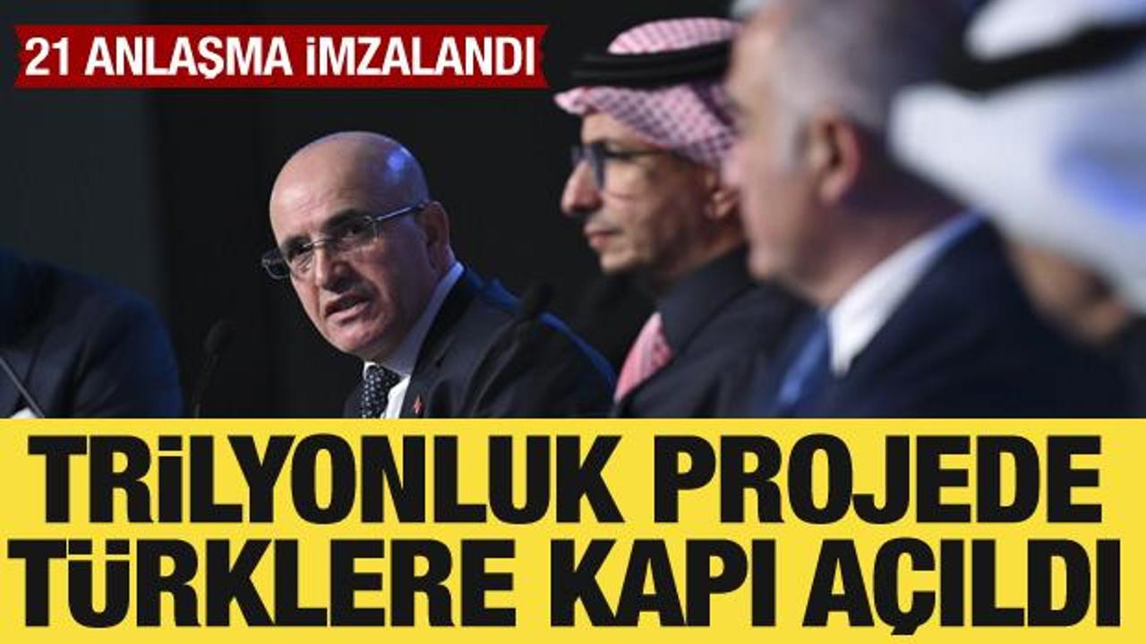 21 iş anlaşması yapıldı: Trilyonluk projede Türklere kapı açıldı