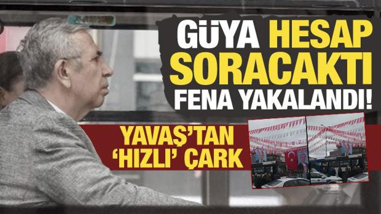Belediye otob&uuml;sleri ve &ccedil;alışanları se&ccedil;im meydanında: Yavaş'tan "hızlı" &ccedil;ark
