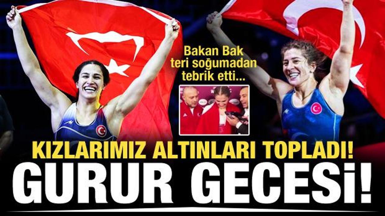 Buse Tosun &Ccedil;avuşoğlu ve Yasemin Adar Yiğit'ten altın madalya!