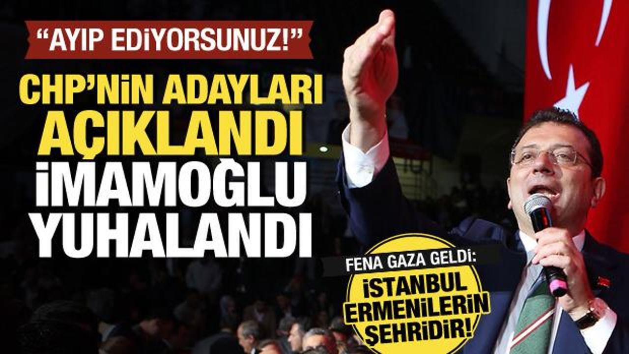 CHP'de İstanbul ilçe adayları tanıtıldı... İmamoğlu'na tepki! ‘Ayıp ediyorsunuz’