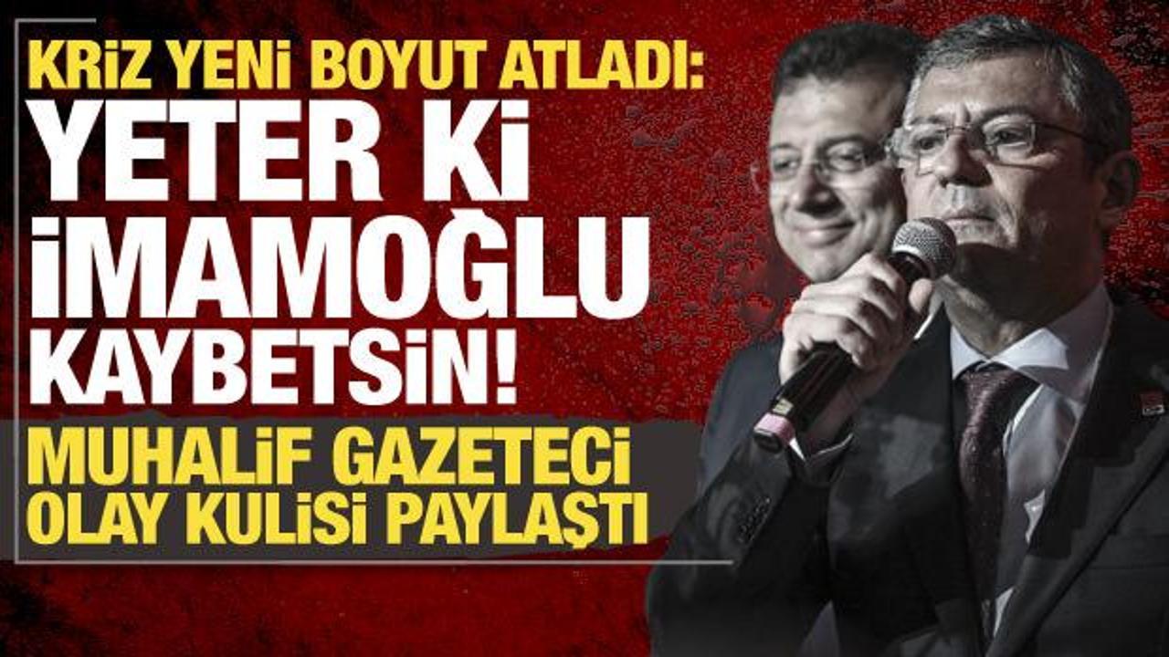 CHP’nin önemli isimlerinden çarpıcı istek: ‘İstanbul’u kaybedelim’